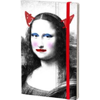 👉 Notitieboek papier karton rood Stifflex Devil Lisa 21 X 13 Cm Ivoor Papier/karton 8022697008239
