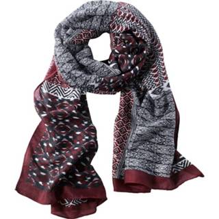 Sjaal rood vrouwen warme herfsttinten multicolor KLiNGEL 4055697662433