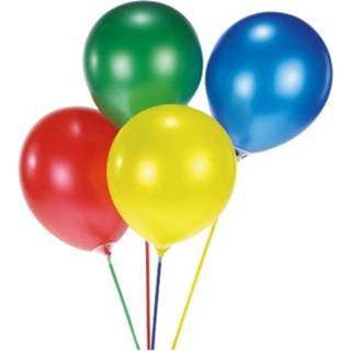 👉 Ballon blauw Amscan Ballonnen Op Stok Junior 24 Cm Latex 15-delig 4009775853718