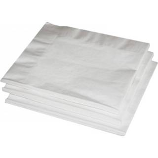 👉 Servet witte papieren papier wit 60x Kleuren Thema Servetten 33 X Cm - Wegwerp Tafeldecoraties 8720276311922