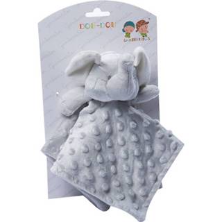 👉 Knuffeldoek grijs polyester Gamberritos Knuffeldoekje Olifant 23 Cm 8432443605191