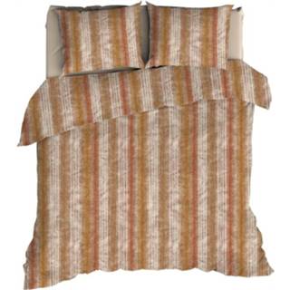 👉 Dekbedovertrek bruin flanel Romanette Kevin - Lits-jumeaux (240x200/220 Cm + 2 Slopen) Terra/bruin 8716057084529