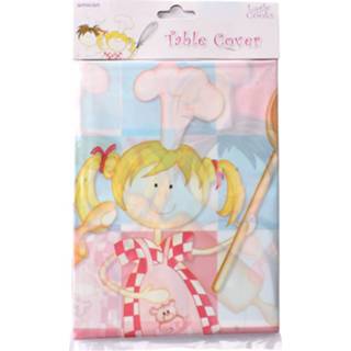 👉 Tafelkleed kunststof multikleur Amscan Little Cooks 120 X 180 Cm 13051478247