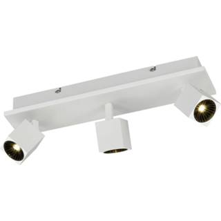 👉 Wit aluminium Osram - Led Plafondspot Trion Klipo 20w Warm 3000k 3-lichts Rechthoek Mat 6013906028027