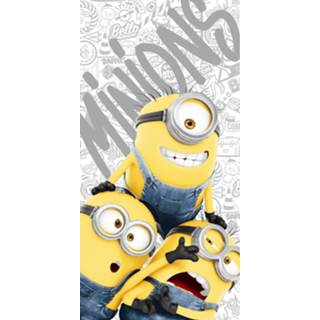 👉 Strandlaken katoen multikleur Minions 2 - 70 X 140 Cm Multi 8592753025581