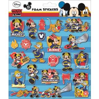 Foamsticker blauw Disney Foamstickers Mickey Mouse 24 X 20,5 Cm 22-delig 8719817785834