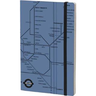 👉 Notitieboek blauw papier karton Stifflex Milan 21 X 13 Cm Papier/karton 8022697008710