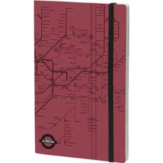 👉 Notitieboek rood papier karton Stifflex London 21 X 13 Cm Papier/karton 8022697008703