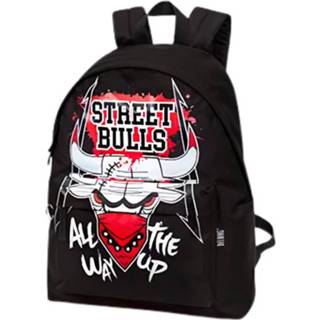 👉 Rugzak zwart rood polyester Delbag Street Bulls 40 Cm 18 Liter Zwart/rood 5607372116558
