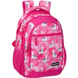 👉 Rugzak roze polyester Eastwick Lama 40 X 32 21 Cm 26 Liter 5607372154338