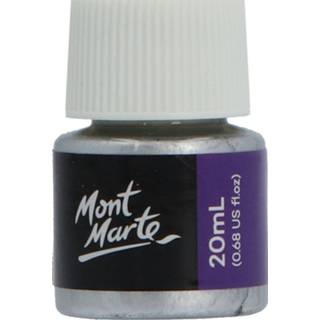 👉 Folie zilver zilverkleurig Mont Marte® Premium Verf 20ml - Detailverf 6013916786771