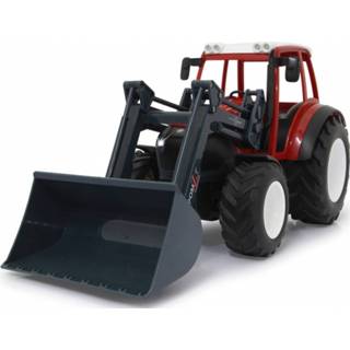 👉 Frontlader rood kunststof Jamara Tractor Lindner Geotract 1:16 2,4 Ghz 4042774434274