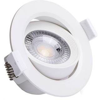 👉 Inbouwspot wit aluminium Led Spot - Aigi Nilona 7w Helder/koud 6500k Rond Kantelbaar Mat 6013927190130