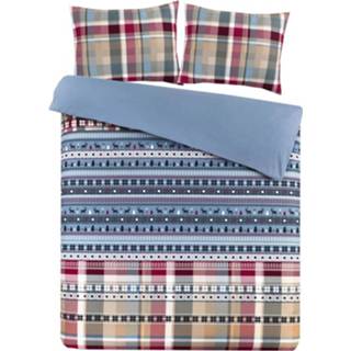 👉 Dekbedovertrek blauw flanel Day Dream Norway - 2-persoons (200x200/220 Cm + 2 Slopen) 8714305115049