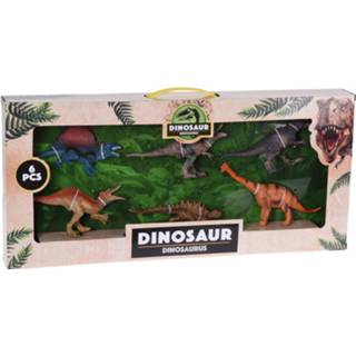 👉 Dinosaurus kunststof Free And Easy Dinosaurussen Set T-rex 6-delig 8719987284144