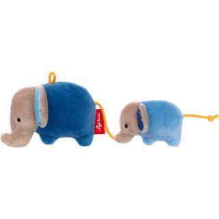 👉 Rammelaar blauw rood Sigikid Olifant Blauw, Red Stars 4001190422906