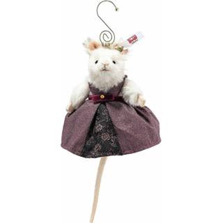 👉 Ornament wit Steiff Mouse Queen Ornament, White 4001505006951