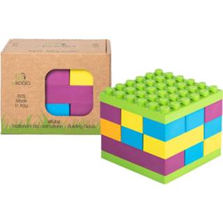 👉 Bouwblok kunststof klein multikleur Ekoala Bouwblokken Ekubo Junior 19 Stuks 8050148350927