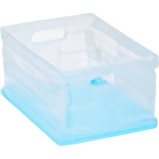 👉 Opbergbox blauw transparant polypropyleen Tom Opvouwbaar 20 Cm Blauw/transparant 8719817756452