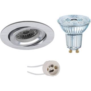 👉 Zilver Osram - Led Spot Set Parathom Par16 927 36d Pragmi Aerony Pro Gu10 Fitting Dimbaar Inbouw Rond Mat 6013934063021