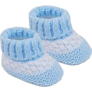 Babyslofjes blauw acryl baby's Soft Touch Streep 0-3 Maanden 6013707825870