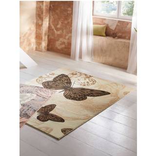 Vloerkleed ecru grijs roze animalmotief unisex beeldschoon vlindermotief Papillon Webschatz 4055705844707 4055705846688 4055705846466