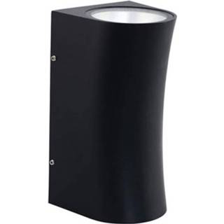 👉 Buitenlamp zwart wit aluminium Led Tuinverlichting - Cupressus Wand Mat 12w Natuurlijk 4200k Vierkant 7433603474474