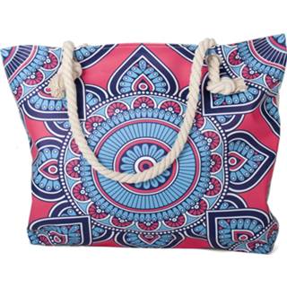 👉 Strandtas blauw roze polyester mannen Gerimport Mandala 15,4 Liter Blauw/roze 8430540891691