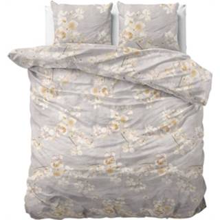 Dekbedovertrek katoen satijn wit Dreamhouse Bedding Louis - Lits-jumeaux (240x200/220 Cm + 2 Slopen) Cream 8720105637858