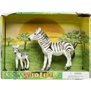 👉 Plastic dier kunststof kinderen Safari Dieren Zebra En Veulen Voor - Wildlife Speelsets Verschillende Wilde 8720276648905