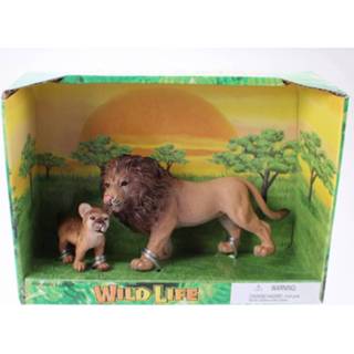 👉 Plastic dier kunststof kinderen Safari Dieren Leeuw En Welp Voor - Wildlife Speelsets Verschillende Wilde 8720276648813