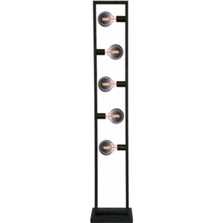 👉 Vloerlamp zwart metaal Freelight Distesa 5 Lichts H 160 Cm 8720143021183