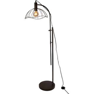 👉 Staande lamp grijs metaal staal zwart Gifts Amsterdam 180x45x35 Cm Donker 8713219366967