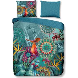 👉 Dekbedovertrek Katoen Satijn multikleur Hip Lovise 200x200 Cm 8717285180250