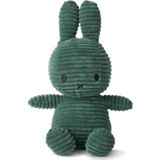 👉 Nijnte donkergroen Nijntje Miffy Sitting Corduroy Dark Green- 23 Cm - 9