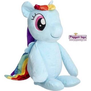 👉 Knuffelpopje polyester blauw Hasbro My Little Pony Rainbow Dash Huggable Knuffelpop 55 Cm 5010993389407