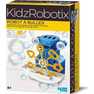 👉 Blauw geel kunststof 4m Robot Bellenblazer Junior 10 Cm Blauw/geel 26-delig 5414561467564
