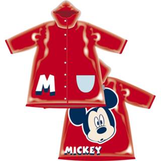 Regenjas rood PVC jongens Arditex Mickey Mouse 8719817773145