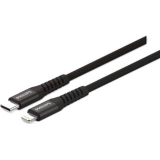 👉 Nylon zwart Usb Kabel 3.0 Usb-c Naar Lightning Lengte: 2 Meter Premium 4895229103849