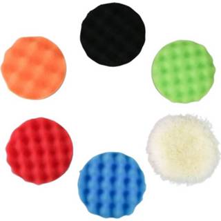 👉 Polijstschijf Polijstset - 7-delig 125 Mm Polijstschijven 8719558198368