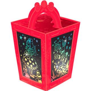 👉 Knutselset rood PVC Dam Lantaarn Junior 28 Cm 6-delig 4897099390121