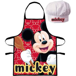 👉 Schort rood polyester geel kinderen jongens Kids Licensing En Koksmuts 36 Cm 8435507843539