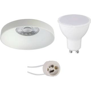 👉 Wit Led Spot Set - Pragmi Vrito Pro Gu10 Fitting Inbouw Rond Mat 8w Natuurlijk 4200k Ø82mm 6013923092032