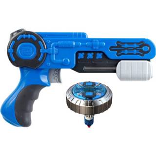 👉 Spinner blauw zwart kunststof Silverlit Tol Blaster Mad Megawave Blauw/zwart 2-delig 4891813863045