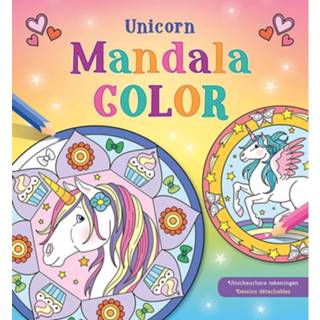 👉 Mannen Deltas Unicorn Mandala Color 9789044758566