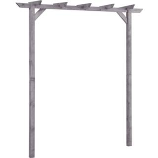 Grijs grenenhout hout Vidaxl Pergola 200x40x205 Cm Geïmpregneerd 8720286114117