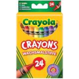 👉 Waskrijt Crayola - 24 Waskrijtjes Kleurpotloden 5010065000247