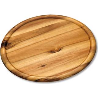 👉 Pizzabord houten hout Fsc® Acazia Ø32 Cm - Pizzaplaat 4000270284625