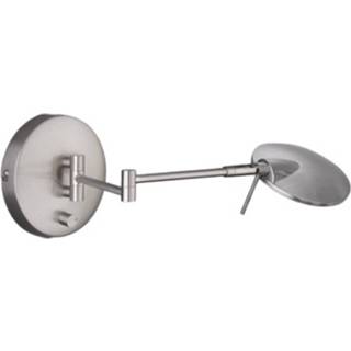 👉 Wandlamp staal zilver zilverkleurig Trio Kazan 14 Cm 4017807390049