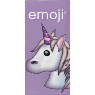 Strandlaken multikleur Emoji Unicorn - 70 X 140 Cm Multi 5060322095394